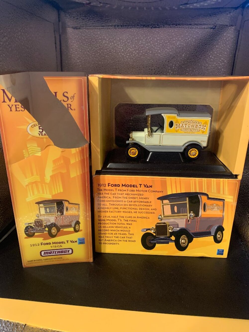 Models Of Yesteryear 1912 Ford Model T Matchbox Delivery Van K1878 ~ O2 AS IS